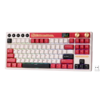 Royal Kludge M87 Beige Switch Mechanical Keyboard